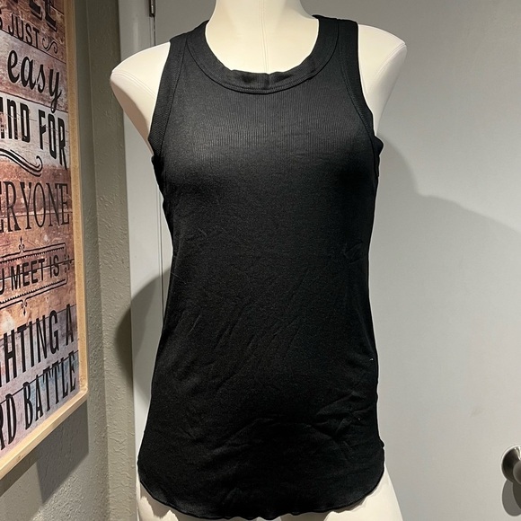 Nostalgia Black Fitted Tank Top - Picture 10 of 11